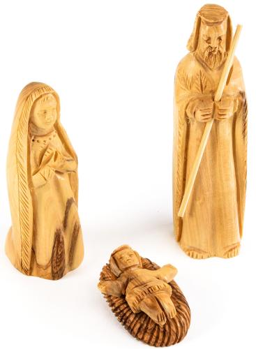 Krippenfiguren GOTISCHER STIL 13 cm Heilige Familie